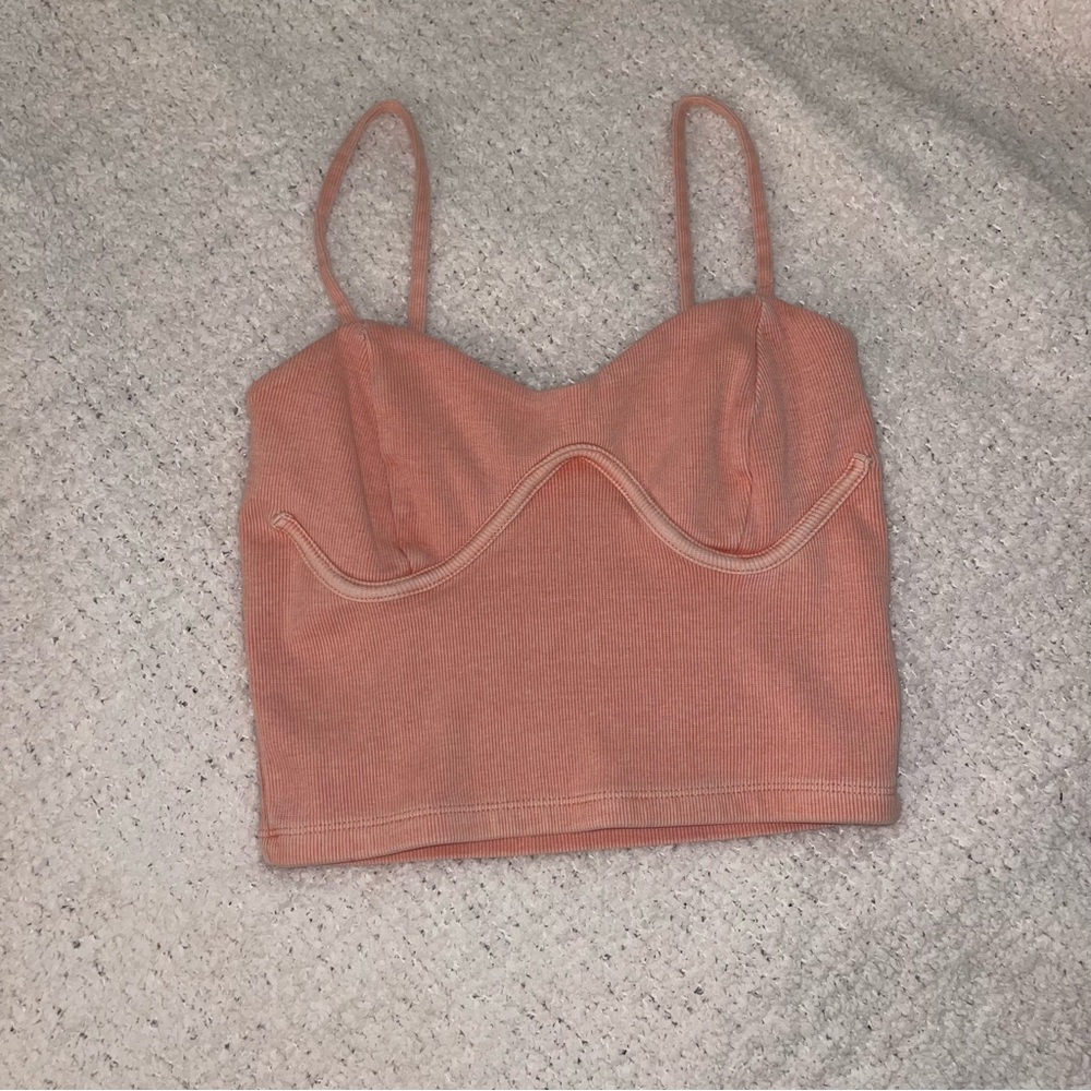 Salmon crop top!